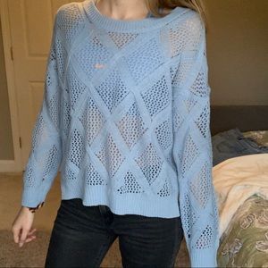 Blu Pepper blue knitted sweater